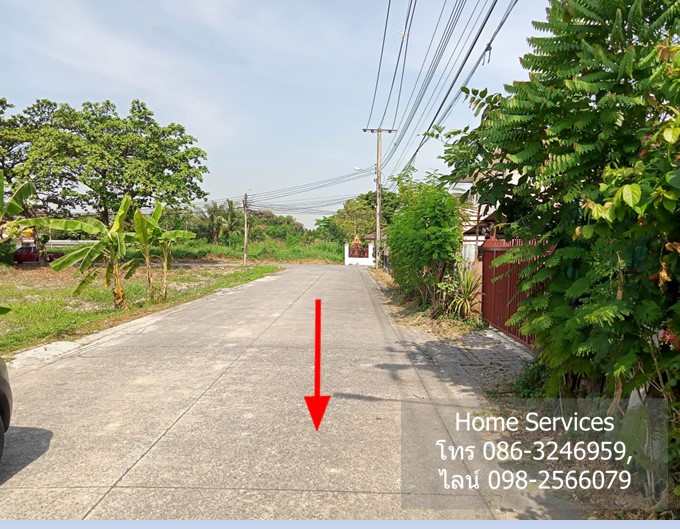 ให้เช่าที่ดิน 1 ไร่กว่า ถ.รัตนาธิเบศร์ ซ.ไทรม้า 21 กว้าง 30 ม. ใกล้สถานีรถไฟฟ้าท่าอิฐ